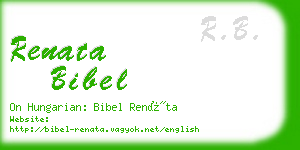 renata bibel business card